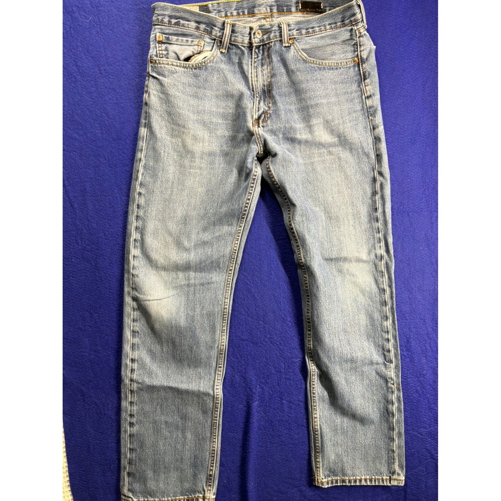 Gorpcore Mens Levis 505 Regular Fit Jeans‎ 36x34 Blue Denim